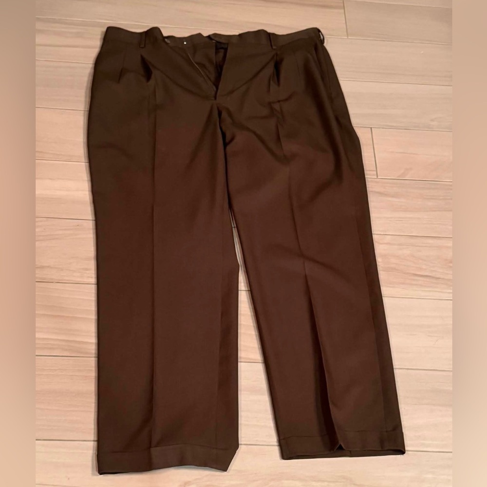 Geoffrey Beene Men's Brown Dress Pants 38x30